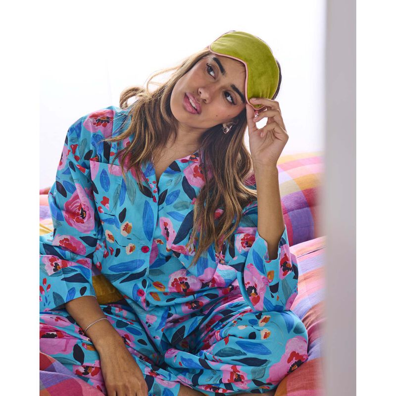 Kip&Co Morning Harvest Organic Cotton Long Sleeve Shirt & Pant Pyjama Set image number 3
